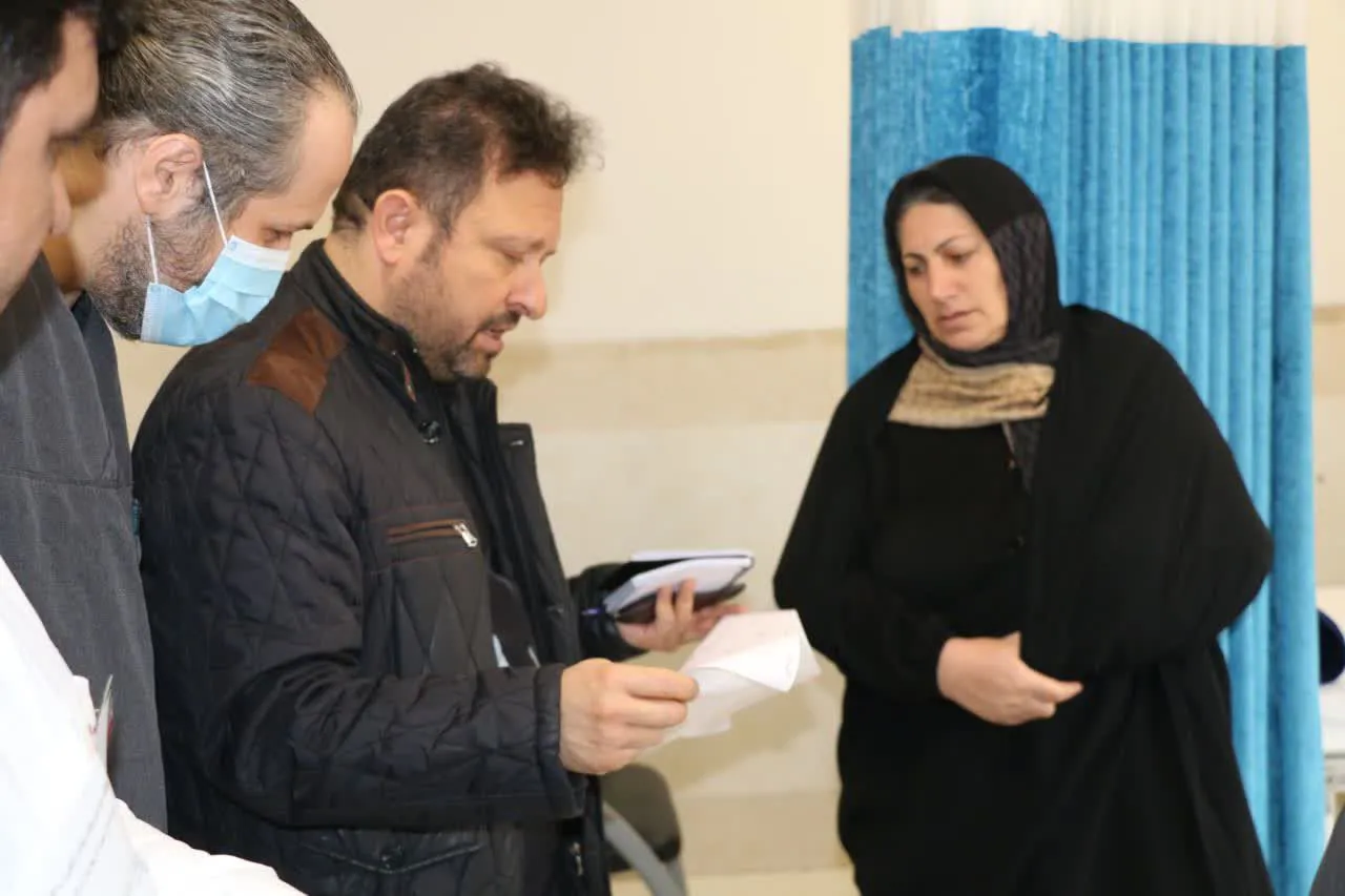 بازدید معاون درمان دانشگاه علوم پزشکی تبریز از بیمارستان امیرالمومنین(ع) چاراویماق