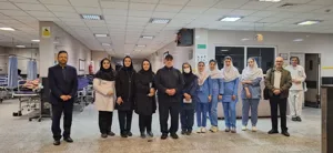 بازدید نوروزی رئیس دانشگاه علوم پزشکی تبریز از بیمارستان سینا