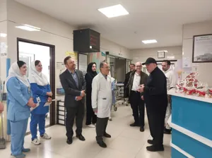 دیدار نوروزی رئیس دانشگاه علوم پزشکی تبریز با کادر درمان مرکز آموزشی درمانی امام رضا (ع)