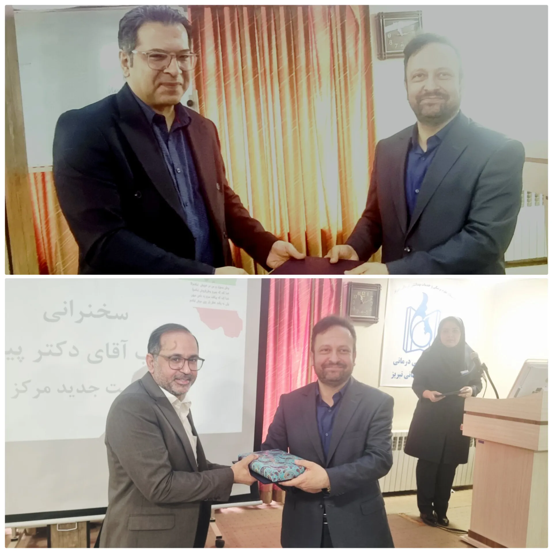 مراسم تودیع و معارفه رئیس مرکز آموزشی درمانی طالقانی تبریز برگزار شد