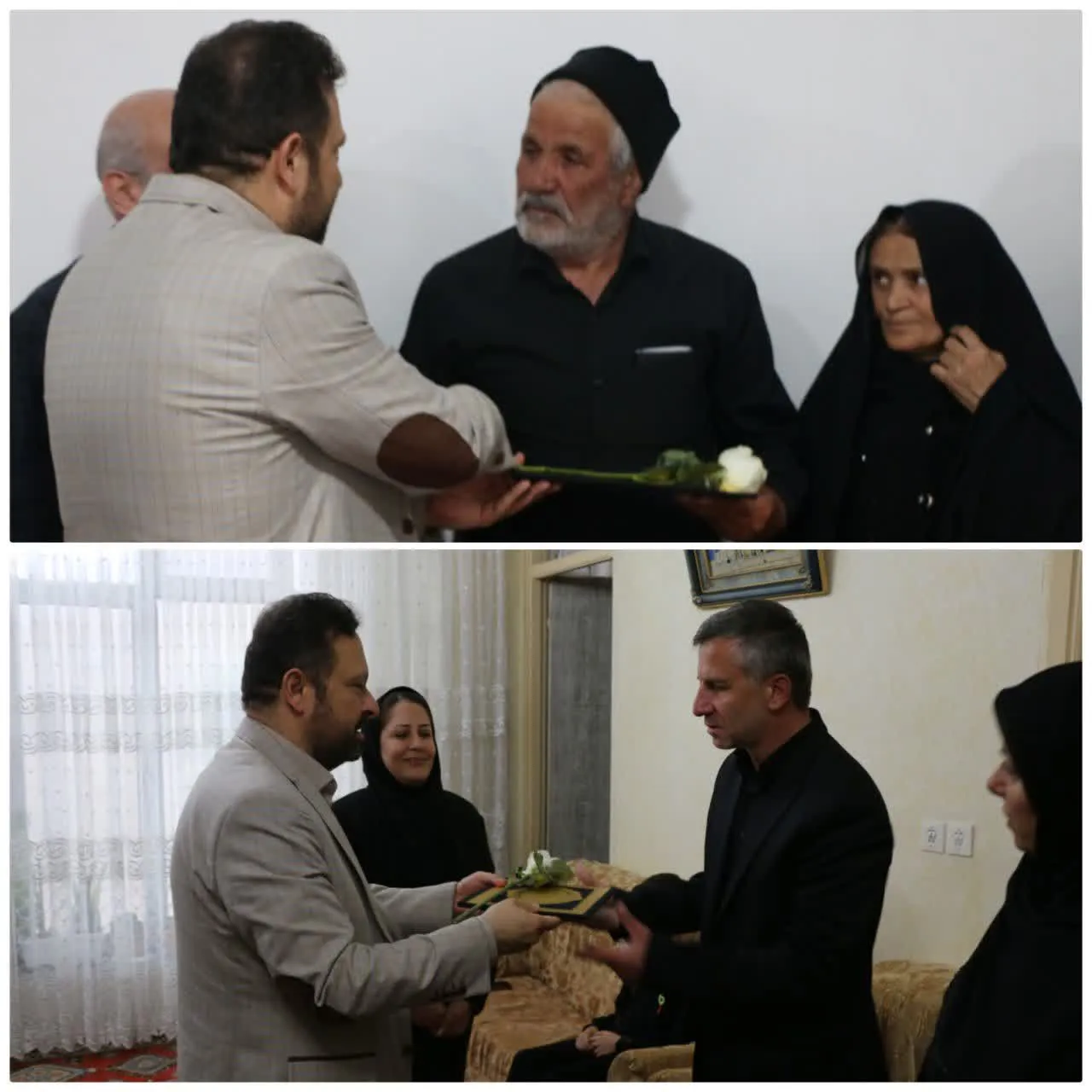 دیدار معاون درمان دانشگاه علوم پزشکی تبریز با خانواده‌های اهداکننده عضو به مناسبت هفته اهدای عضو