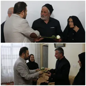 دیدار معاون درمان دانشگاه علوم پزشکی تبریز با خانواده‌های اهداکننده عضو به مناسبت هفته اهدای عضو